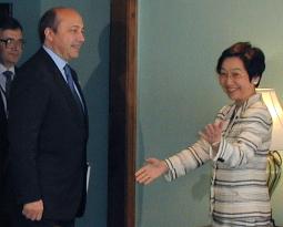 Kawaguchi, Ivanov agree to promote political dialogue